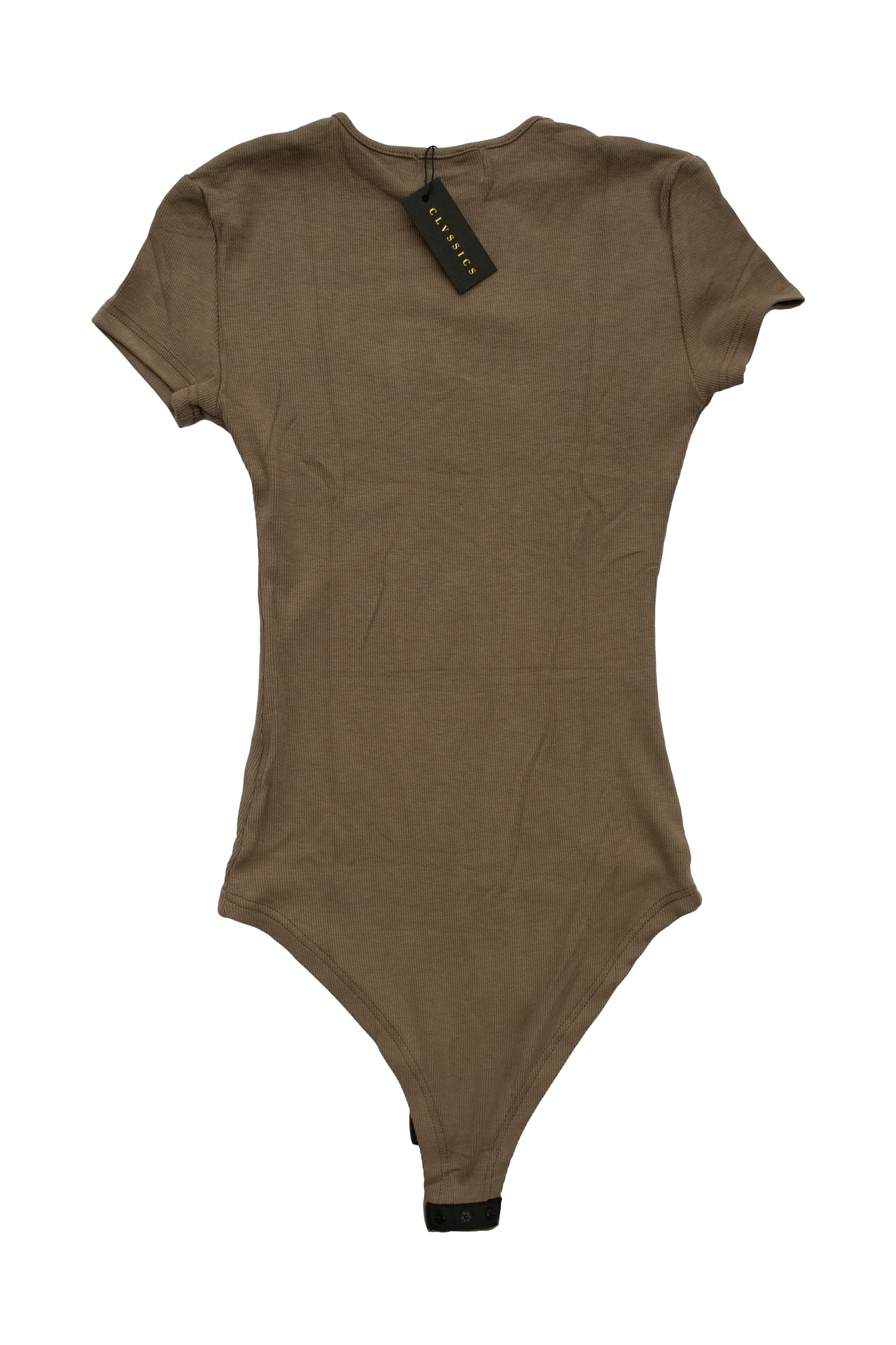 Nanziri Short Sleeve Bodysuit in Brown