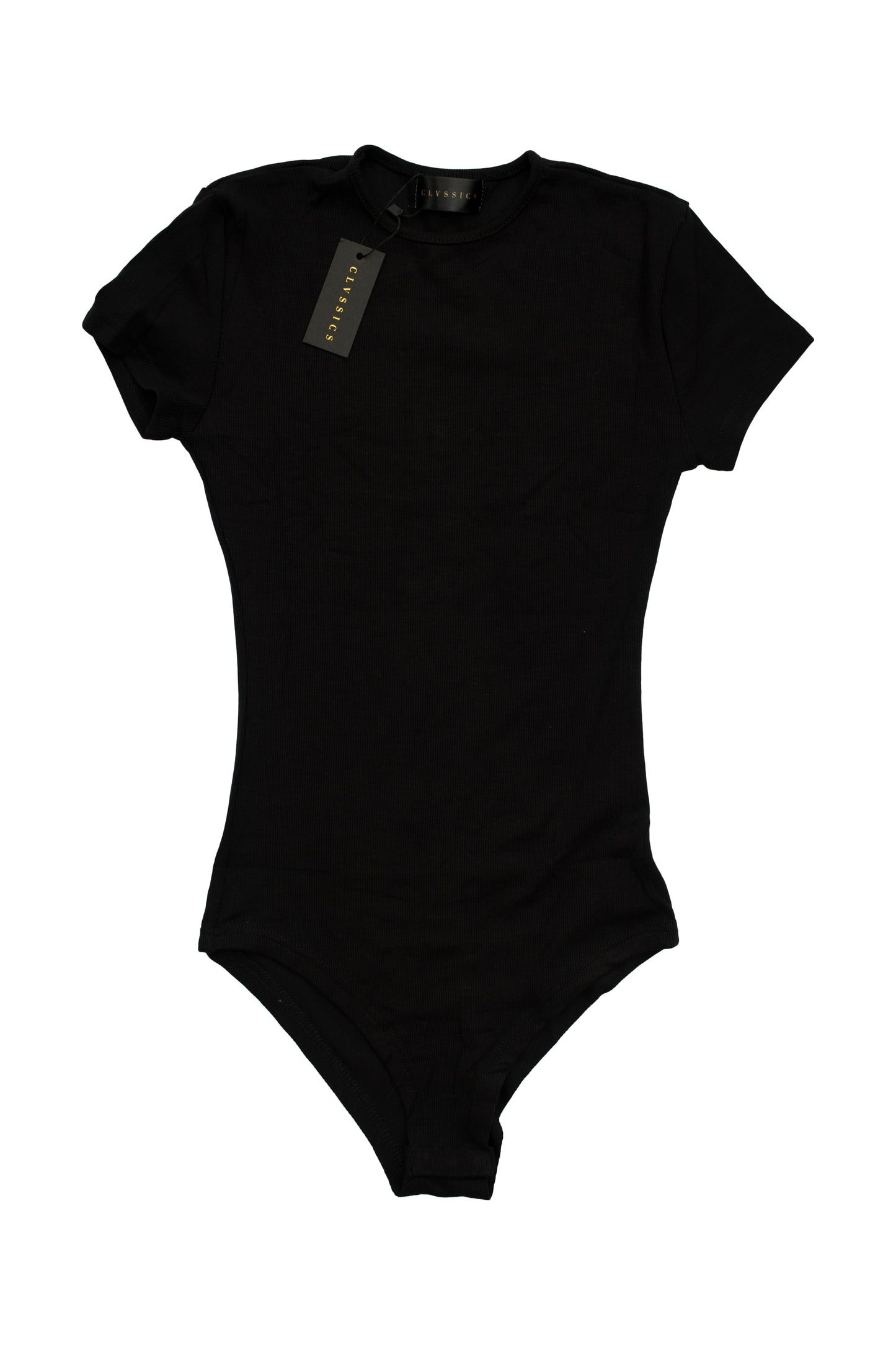 Nanziri Short Sleeve Bodysuit in Black