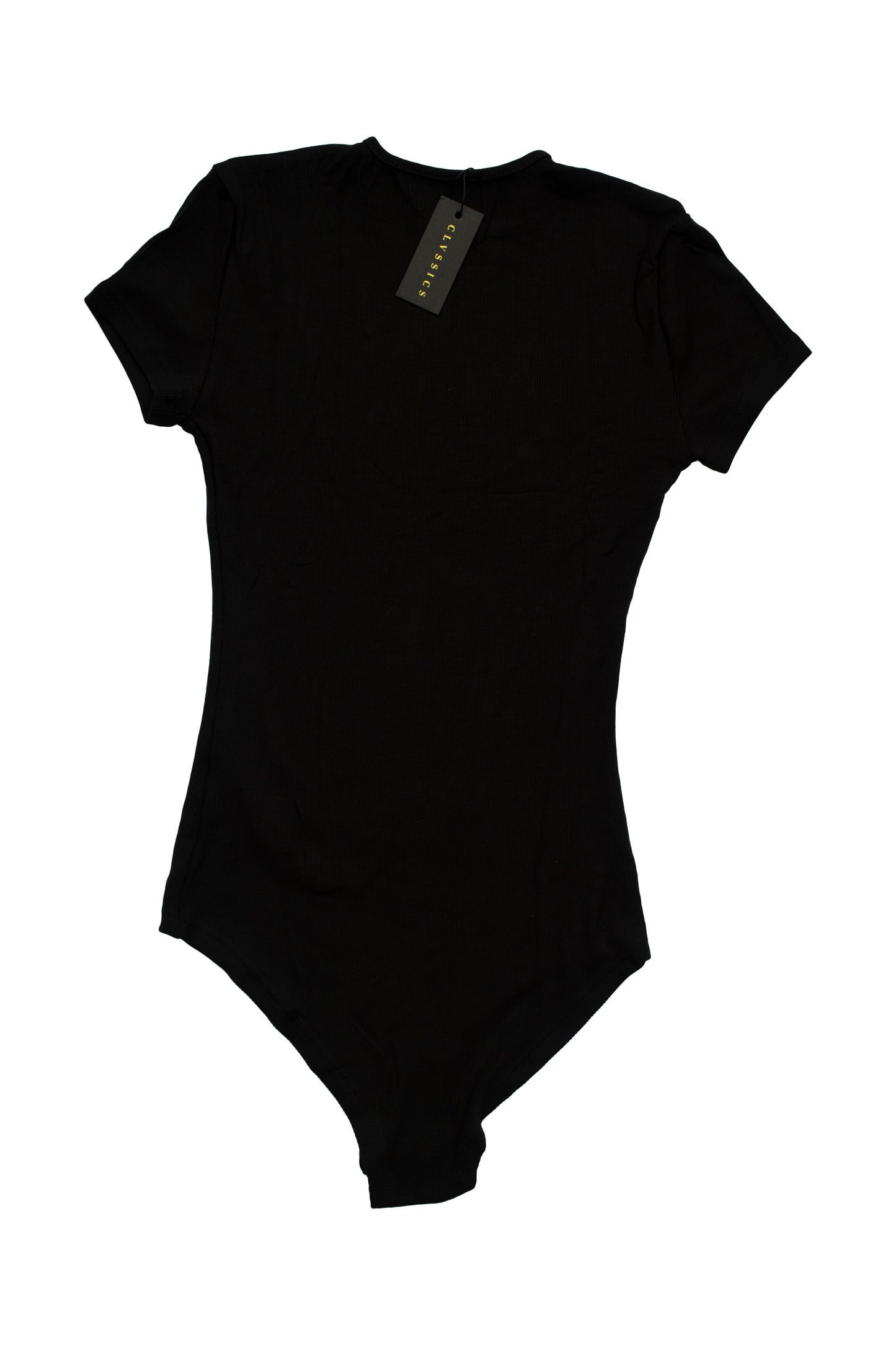 Nanziri Short Sleeve Bodysuit in Black