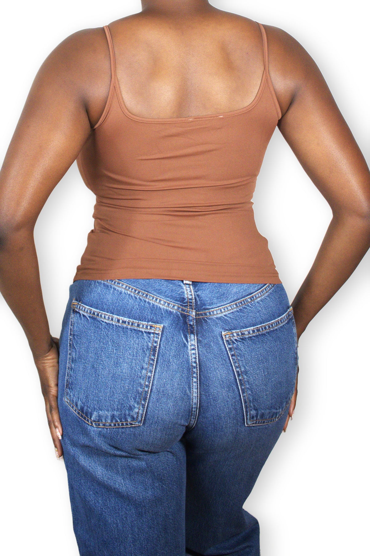 Mulungi Spandex Cami in Brown